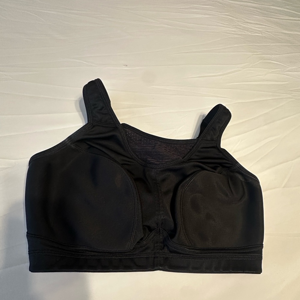 Glamorise Sport No-Bounce Camisole Elite Sports Bra black size 34G - Picture 3 of 6